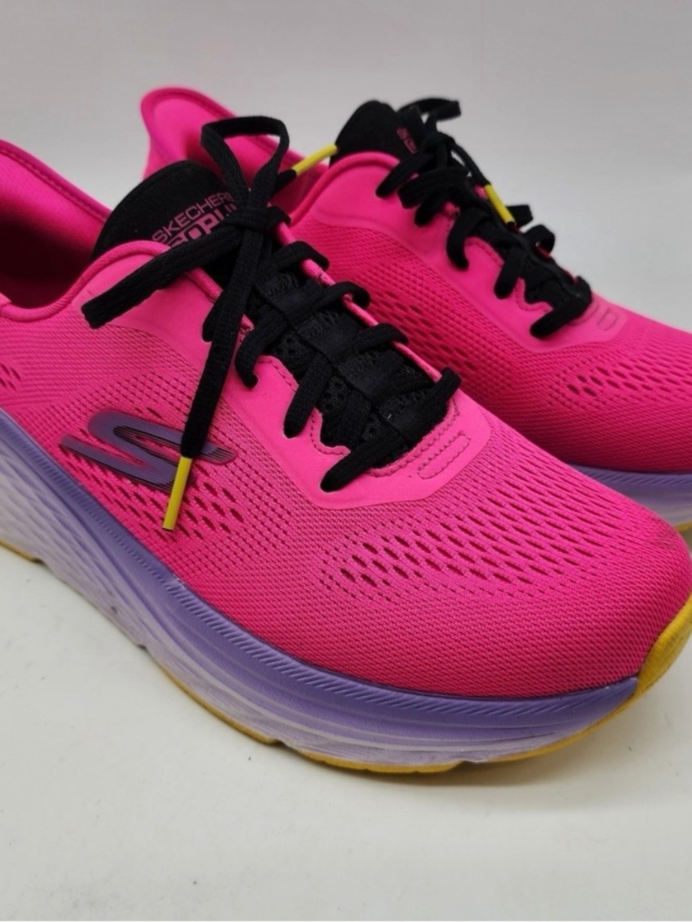 Skechers Slip-ins Max Cushioning Elite 2.0 Running Shoes Women's 9 Pink Purple